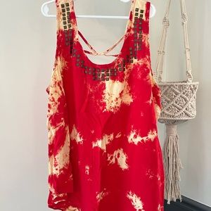 Forever 21 flowy open back tank